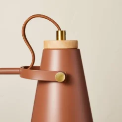 20" Metal Task Lamp With USB Port Terracotta Brown (Includes LED Light Bulb) - Hearth & Hand™ With Magnolia -Chic Home Decor Sale Shop GUEST 0119d441 dfda 41a0 98f0 523a37861806