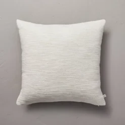 Textured Slub Stripe Square Throw Pillow Cream/Khaki - Hearth & Hand™ With Magnolia -Chic Home Decor Sale Shop GUEST 1b095ee6 9e55 4347 8475 de7ffb656f67