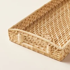 7"x14" Natural Woven Bathroom Tray - Hearth & Hand™ With Magnolia -Chic Home Decor Sale Shop GUEST 21ff534e efd8 403a 9f04 4ffc9ef13306