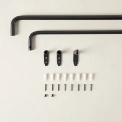 French Return Curtain Rod Matte Black - Hearth & Hand™ With Magnolia -Chic Home Decor Sale Shop GUEST 222d72d9 a14d 44cc 9a47 af5b627255f7