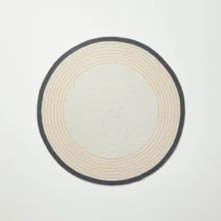 Round Border Stripe Braided Area Rug Neutral - Hearth & Hand™ With Magnolia -Chic Home Decor Sale Shop GUEST 23efbf88 d6a6 44d4 a17e 2a0c02a67837