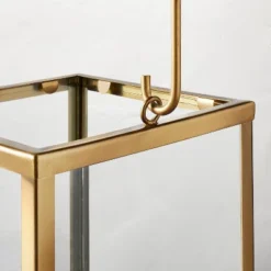 Square Metal & Glass Pillar Candle Lantern - Hearth & Hand™ With Magnolia -Chic Home Decor Sale Shop GUEST 24966467 9c7c 4826 9a4c abbcf6598992