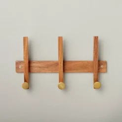 Wood & Brass Hook Rail - Hearth & Hand™ With Magnolia -Chic Home Decor Sale Shop GUEST 27b8d93e 3a4b 450d 807f 83e1ff9bd238
