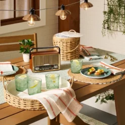 Vintage Wood Finish AM/FM Radio And Bluetooth Speaker - Hearth & Hand™ With Magnolia