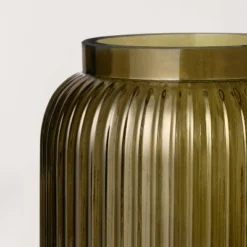 Ribbed Glass Jug Vase Dark Green - Hearth & Hand™ With Magnolia -Chic Home Decor Sale Shop GUEST 3b88faa0 254e 4d08 85ce bee525d3cdd2