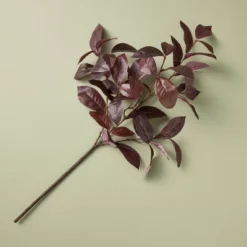 Black Plum Leaf Artificial Fall Stem - Hearth & Hand™ With Magnolia -Chic Home Decor Sale Shop GUEST 3c9fae7b 56e6 4005 aa2d c9d30ea18931