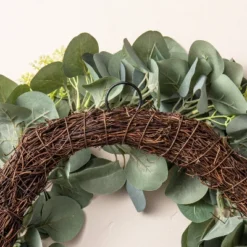 20" Faux Seeded Eucalyptus With Berry Wreath - Hearth & Hand™ With Magnolia -Chic Home Decor Sale Shop GUEST 41a13a96 c221 49a5 8b77 d32654409299