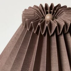 Ceramic With Brown Knife Pleat Shade Accent Table Lamp Sour Cream - Hearth & Hand™ With Magnolia -Chic Home Decor Sale Shop GUEST 52323476 f3d2 4113 8375 d9ac75016292