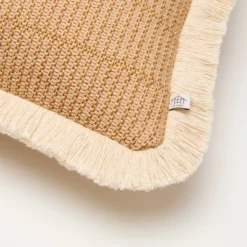 24"x24" Textured Woven Square Toss Pillow Natural - Hearth & Hand™ With Magnolia -Chic Home Decor Sale Shop GUEST 59aae138 b502 40d3 8dfa 4ad18abf4658