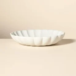 Scalloped Edge Stoneware Serving Bowl Cream - Hearth & Hand™ With Magnolia -Chic Home Decor Sale Shop GUEST 5c234630 0bd4 4002 b121 13ec1d0efb37