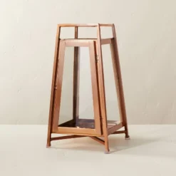 Raised Metal & Glass Pillar Candle Lantern Copper - Hearth & Hand™ With Magnolia -Chic Home Decor Sale Shop GUEST 6539ef87 2624 49f6 ba33 026e18d1ec9e