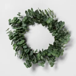 Faux Eucalyptus Wreath - Hearth & Hand™ With Magnolia -Chic Home Decor Sale Shop GUEST 69c452d5 ce0e 424b a992 018b3034bdd8