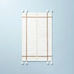 Bold Cross Stripes Tassel Rug Cream/Tan - Hearth & Hand™ With Magnolia -Chic Home Decor Sale Shop GUEST 6cc8f106 81f2 4c56 a259 7849943cb5a5