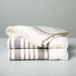 Multistripe Bath Towels Cream/Gray - Hearth & Hand™ With Magnolia -Chic Home Decor Sale Shop GUEST 78ade48d d25d 4e09 b83f 227a74722f75