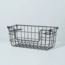 Stacking Wire Storage Basket Matte Black - Hearth & Hand™ With Magnolia -Chic Home Decor Sale Shop GUEST 7f465f04 db4c 47cf 9411 7c8a601ab948