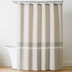 Color Block Striped Woven Shower Curtain - Hearth & Hand™ With Magnolia -Chic Home Decor Sale Shop GUEST 8563137c 44bf 43f6 9997 d0daf0fd1ac1