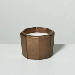 Octagonal Ceramic Cashmere & Suede Fall Jar Candle Metallic Bronze - Hearth & Hand™ With Magnolia -Chic Home Decor Sale Shop GUEST 8d3191e0 b160 4eec bea1 9822c9fa9e34
