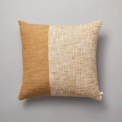 18"x18" Vertical Color Block Square Throw Pillow - Hearth & Hand™ With Magnolia -Chic Home Decor Sale Shop GUEST 8eec7d6e 5023 4623 8012 6a328076f495