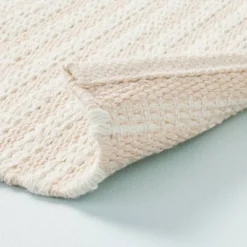 Textured Stripe Indoor/Outdoor Woven Area Rug Beige/Cream - Hearth & Hand™ With Magnolia -Chic Home Decor Sale Shop GUEST 925d7728 e4f3 4810 930a a2a2166b743a