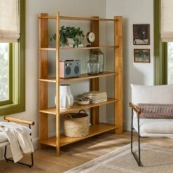 Natural Wood Bookcase - Hearth & Hand™ With Magnolia