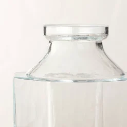 Octagonal Clear Glass Bottle Vase - Hearth & Hand™ With Magnolia -Chic Home Decor Sale Shop GUEST 99423c65 7cc3 45d1 a0be 06e5f32a1a79