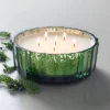 Mercury Glass Cypress & Pine Jar Christmas Candle Green 32oz - Hearth & Hand™ With Magnolia