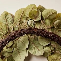 24" Faux Fall Leaf Wreath - Hearth & Hand™ With Magnolia -Chic Home Decor Sale Shop GUEST a26e451f 463e 4999 af5d fe05e515e3f6