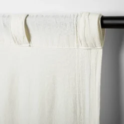 Tonal Texture Curtain Panel Sour Cream - Hearth & Hand™ With Magnolia -Chic Home Decor Sale Shop GUEST a3759400 9398 4b46 97a0 2fba23657e88