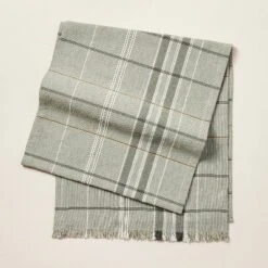 Textured Fall Plaid Woven Table Runner Sage Green - Hearth & Hand™ With Magnolia -Chic Home Decor Sale Shop GUEST a3a57c62 498d 408a 9c9a de3a025d8d7d