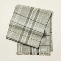 Textured Fall Plaid Woven Table Runner Sage Green - Hearth & Hand™ With Magnolia -Chic Home Decor Sale Shop GUEST a800a163 ae14 453d be3d b6a7d83e8d6e