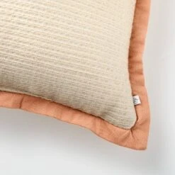 18"x18" Textured Woven Flange Detail Indoor/Outdoor Square Throw Pillow - Hearth & Hand™ With Magnolia -Chic Home Decor Sale Shop GUEST b098f0cd 6bb2 4390 b3a8 5a27a79cb921