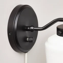 Milk Glass Solid Wall Sconce Black/White - Hearth & Hand™ With Magnolia -Chic Home Decor Sale Shop GUEST b101d603 f50e 47c5 bb15 46a8e47f6c2b