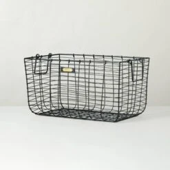 Wire Storage Basket Black - Hearth & Hand With Magnolia -Chic Home Decor Sale Shop GUEST b22a1734 78e8 485f ac33 f45b9366683c