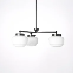 3-Arm Milk Glass Chandelier Ceiling Light - Hearth & Hand™ With Magnolia -Chic Home Decor Sale Shop GUEST b7b6a344 9130 492d 80d0 fd8479600aa5