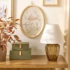 17"x13" Embroidered Oval Framed Wall Art - Hearth & Hand™ With Magnolia