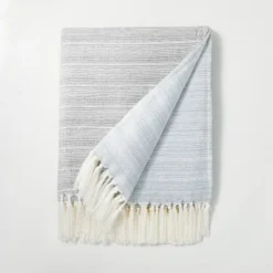 Faded Pin Stripe Gauze-Woven Throw Blanket - Hearth & Hand™ With Magnolia -Chic Home Decor Sale Shop GUEST c1773d90 5fbf 416e b8cb fd886e03f5ae