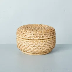 Woven Basket With Lid Natural - Hearth & Hand™ With Magnolia -Chic Home Decor Sale Shop GUEST cd13636c be60 427b b7e0 6ad52733400f