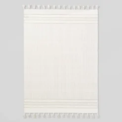 Texture Border Stripe Rug Cream/Silver Gray - Hearth & Hand™ With Magnolia -Chic Home Decor Sale Shop GUEST cf0cedf2 0691 4a09 aff5 bb4da7ae4262