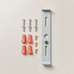 Fabric Shade Semi-Flush Mount Ceiling Light Brass/Oatmeal - Hearth & Hand™ With Magnolia: Modern Iron Body, ETL Listed -Chic Home Decor Sale Shop GUEST e34b9fd4 63fb 4f23 a1d1 10e37f98337f