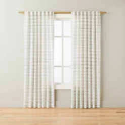 Blanket Stitch Curtain Panel Dark Gray/Cream - Hearth & Hand™ With Magnolia -Chic Home Decor Sale Shop GUEST e8962afc 09d7 4b24 8546 b1d44420a887