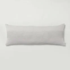 16"x42" Slub Center Stripe Oversized Lumbar Bed Pillow - Hearth & Hand™ With Magnolia -Chic Home Decor Sale Shop GUEST f673eb2c 3be0 4877 abf9 662b5b5573ff
