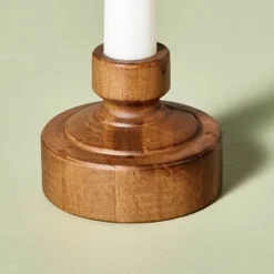 7"x3" Flameless Christmas Window Candle With Wood Base - Hearth & Hand™ With Magnolia -Chic Home Decor Sale Shop GUEST ffd6975e 2146 4e21 8ea0 9c4d357bd4f0